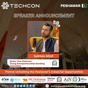 Announcement of Mr. Salman Altaf as the Speaker of the event.