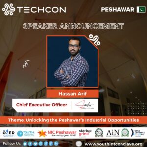 Announcement of Muhammad Hassan Arif As the Speaker of the event.