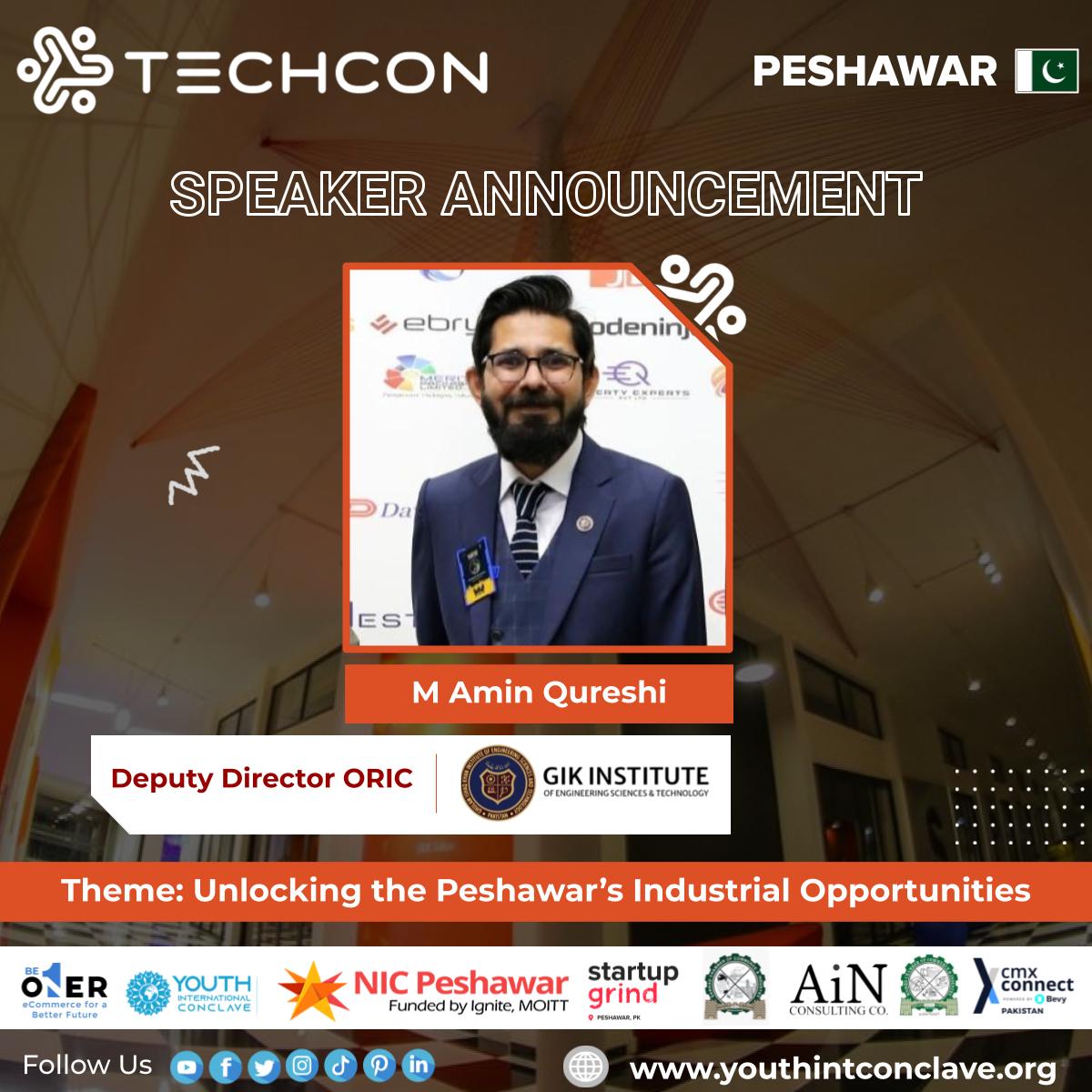 Announcement The Muhammad Amin as the speaker of the event.